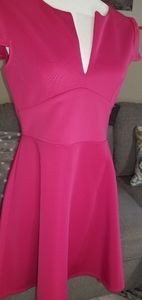 BNWT Dex clothing fit and flare dress. Magenta color  Size: M